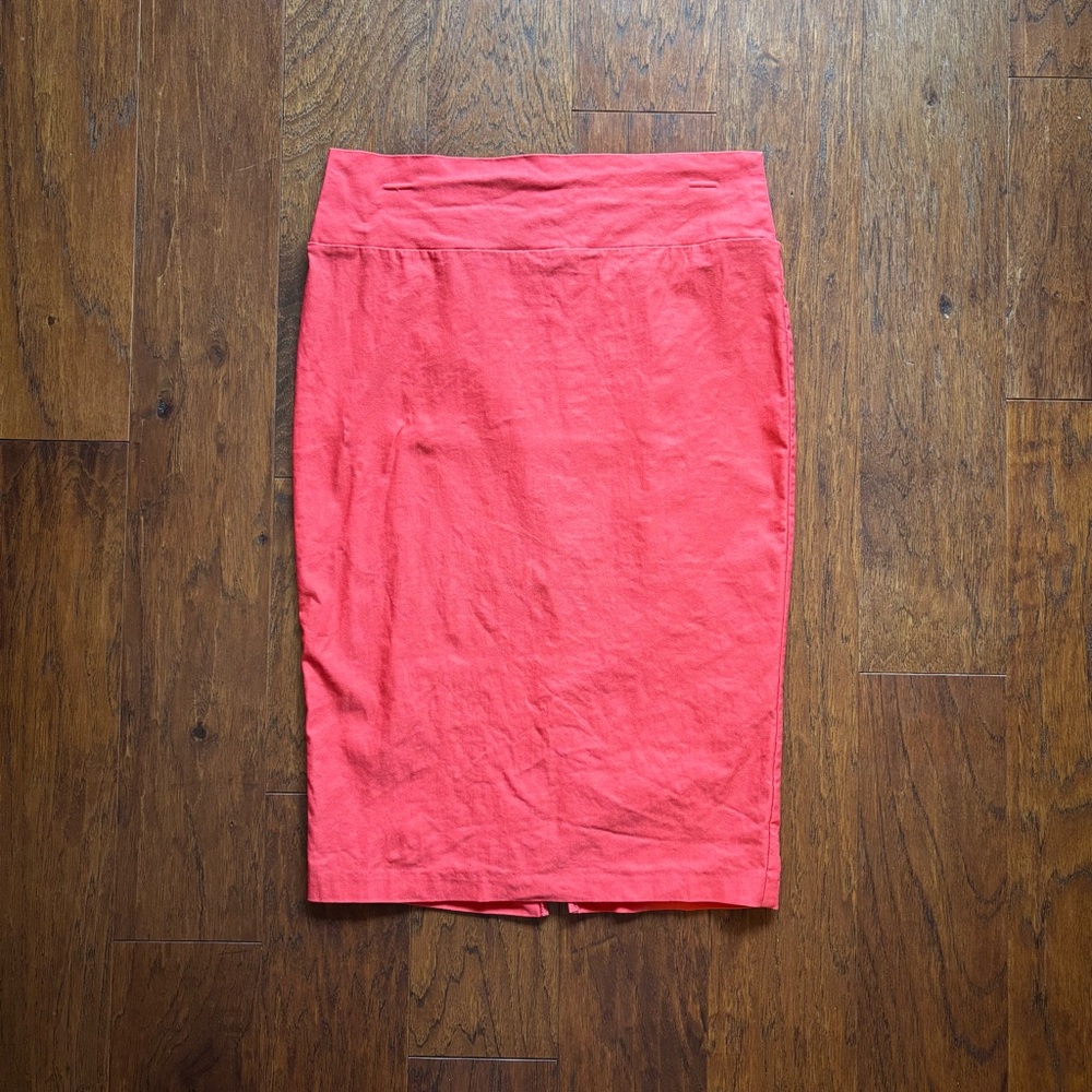 🌈 ABN Red Coral Pencil Skirt | Size L